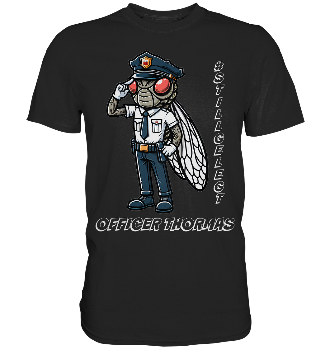 Officer Thormas #Stillgelegt Black Shirt